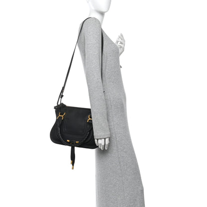 Chloe Calfskin Small Marcie Satchel Black 2 of 10