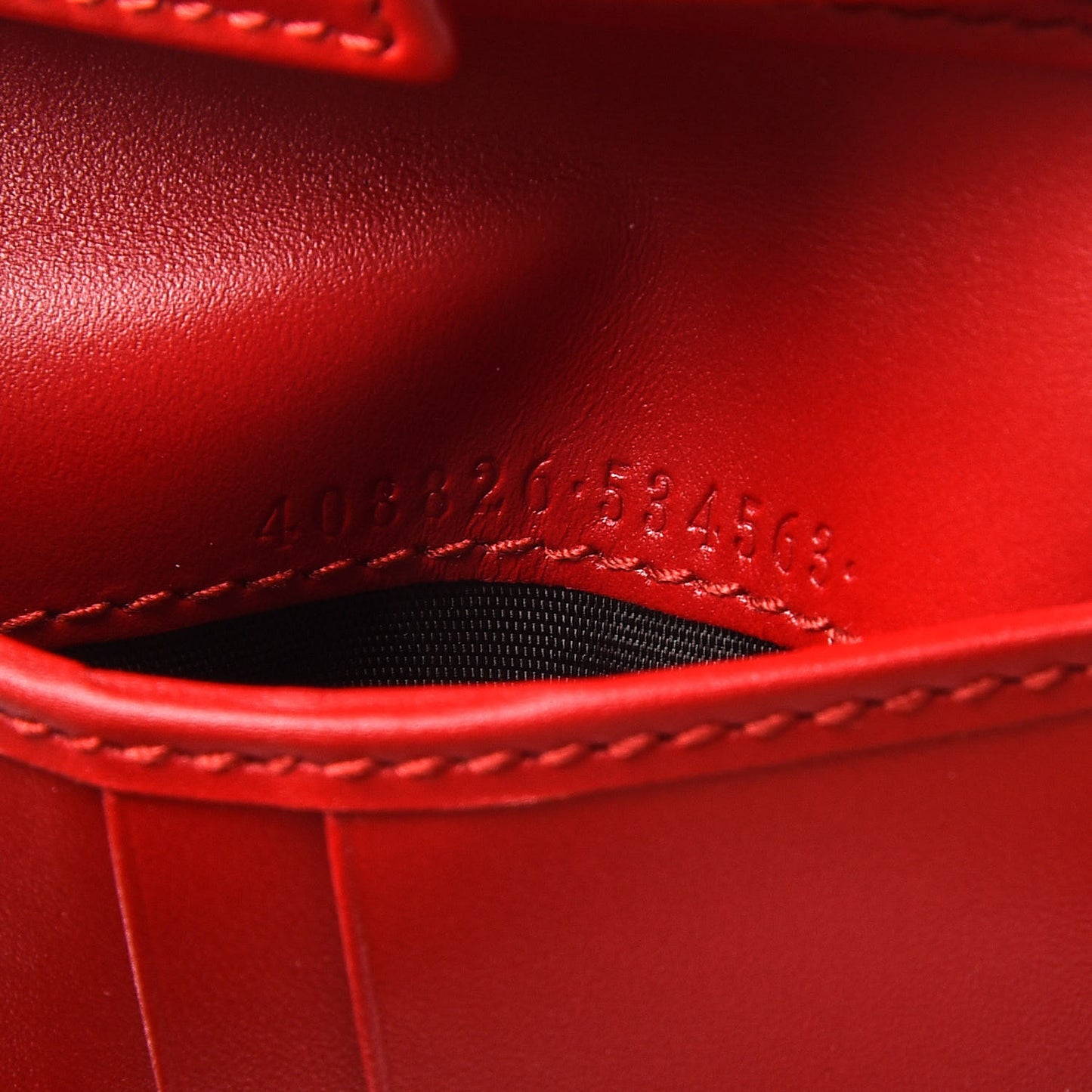 Guccissima Signature Web New Web Bi-Fold Coin Wallet Hibiscus Red