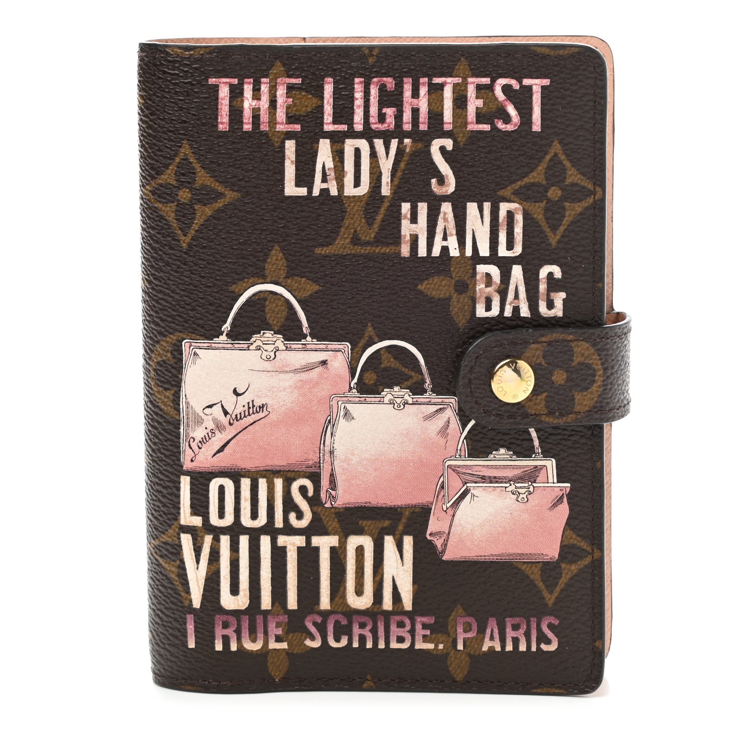 Monogram Affiche Small Ring Agenda Cover