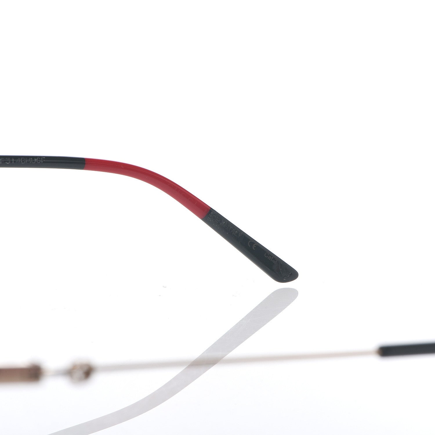 Gucci Rectangular Frame Interlocking G Sunglasses GG0394S Green Red 6 of 6