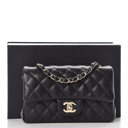 Chanel Caviar Quilted Mini Rectangular Flap Black 9 of 9