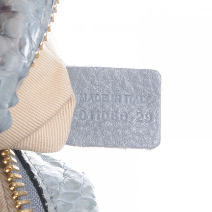 Chloe Python Medium Paraty Light Blue 7 of 8