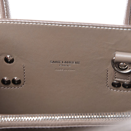 Saint Laurent Grained Calfskin Baby Sac De Jour Taupe 5 of 9