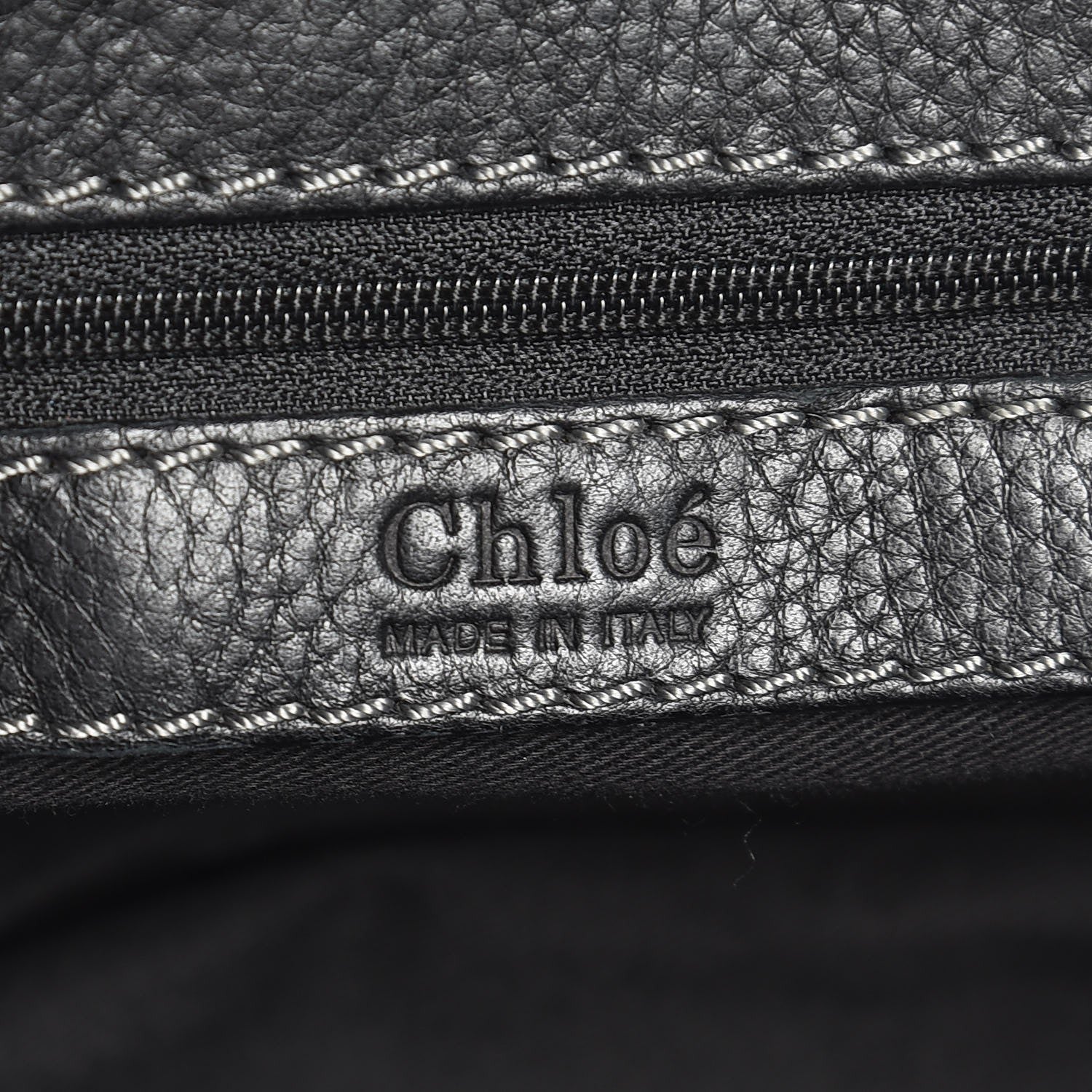 Chloe Calfskin Small Paddington Satchel Black 6 of 7