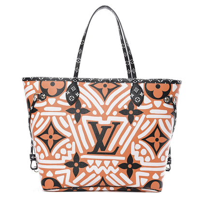 Louis Vuitton Monogram Giant Crafty Neverfull MM Creme Caramel 1 of 8