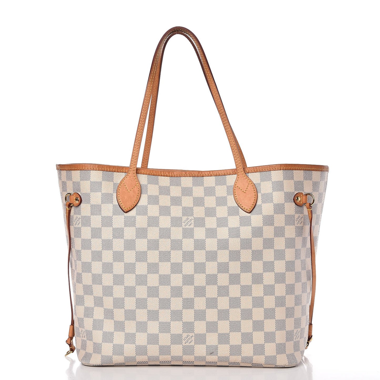 Damier Azur Neo Neverfull MM Rose Ballerine