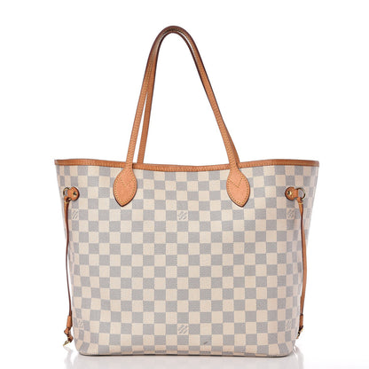 Louis Vuitton Damier Azur Neo Neverfull MM Rose Ballerine 3 of 20