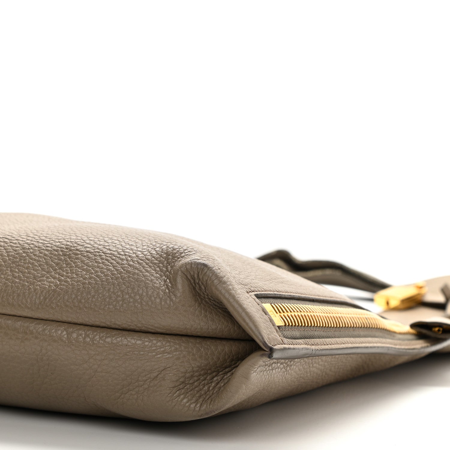 Tom Ford Ramskin Small Alix Padlock Zip Shoulder Bag Beige 10 of 13