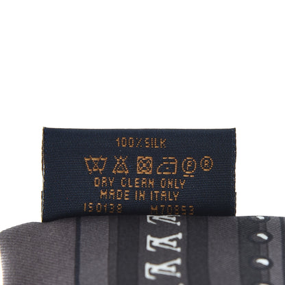Louis Vuitton Silk Monogram LV World Bandeau Brown 3 of 5