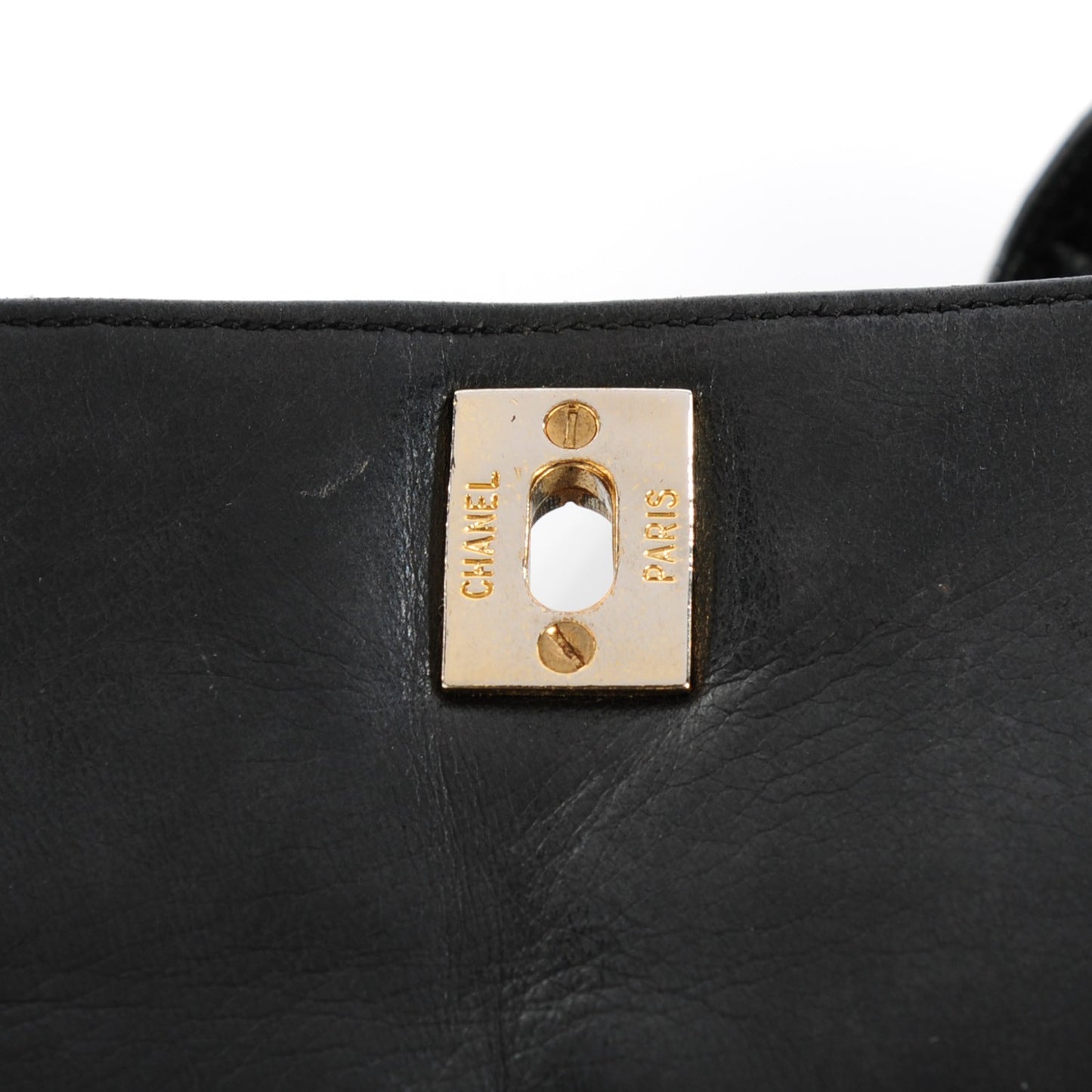 Lambskin Quilted Shoulder Bag Black