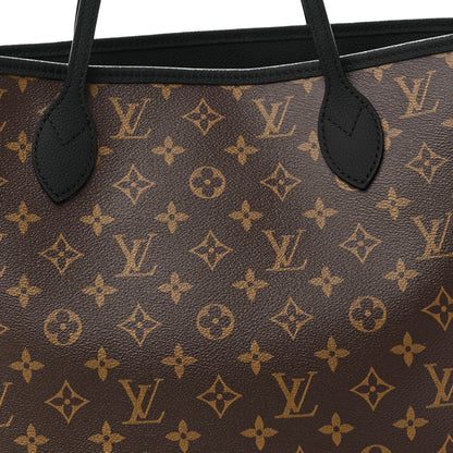 Louis Vuitton Monogram Calfskin Neo Neverfull Inside Out MM Black 11 of 16