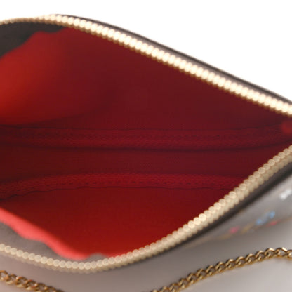 Louis Vuitton Monogram 2020 Christmas Animation Bumper Cars Mini Pochette Accessories Coquelicot 5 of 6