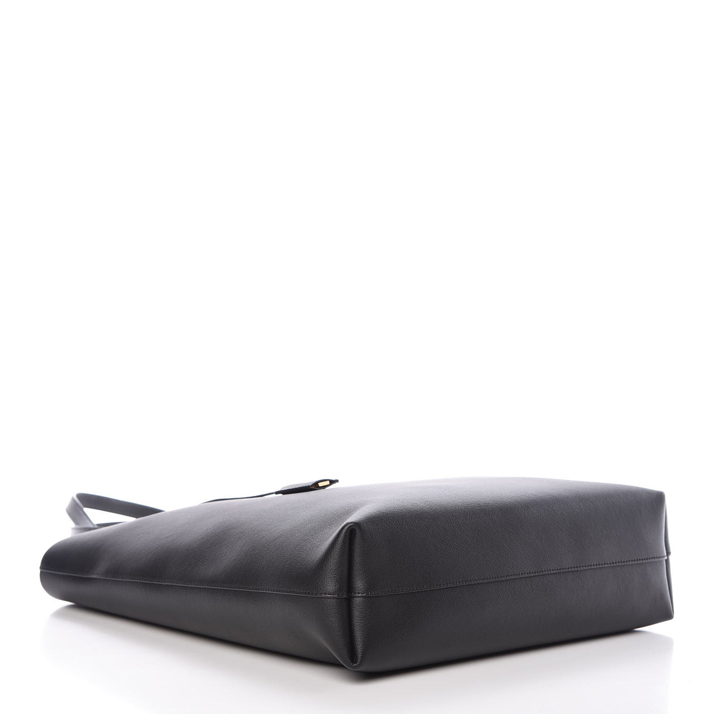 Calfskin Medium Shopping Tote Black