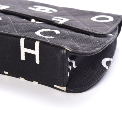 Chanel Canvas Quilted Coco ID Chain Bag Black 10 of 11