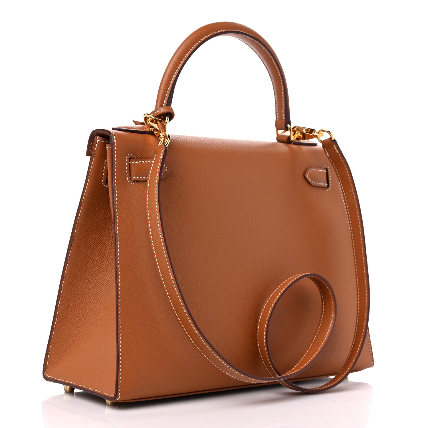 Hermes Epsom Kelly Sellier 28 Gold 3 of 9