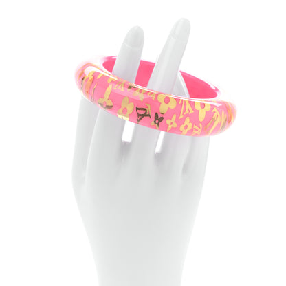 Louis Vuitton Resin Medium Inclusion Bracelet GM Fuchsia 2 of 4