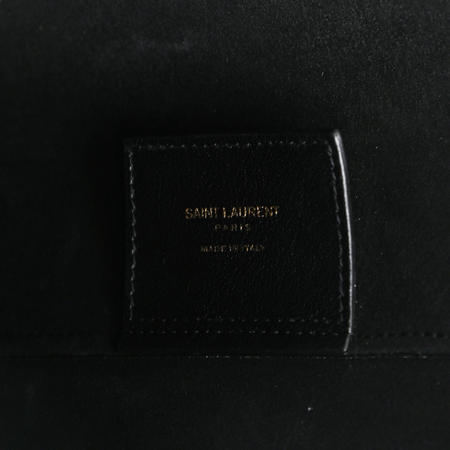 Calfskin Large Shopping Tote Black
