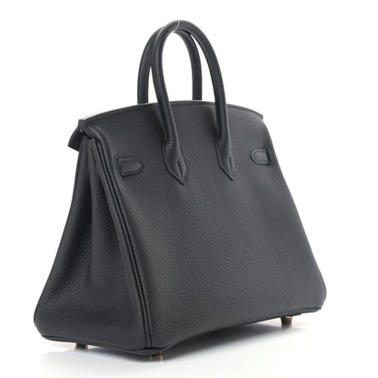 Hermes Togo Birkin 25 Black 3 of 10
