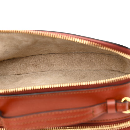Chloe Shiny Calfskin Mini Vanity C Bag Sepia Brown 6 of 13