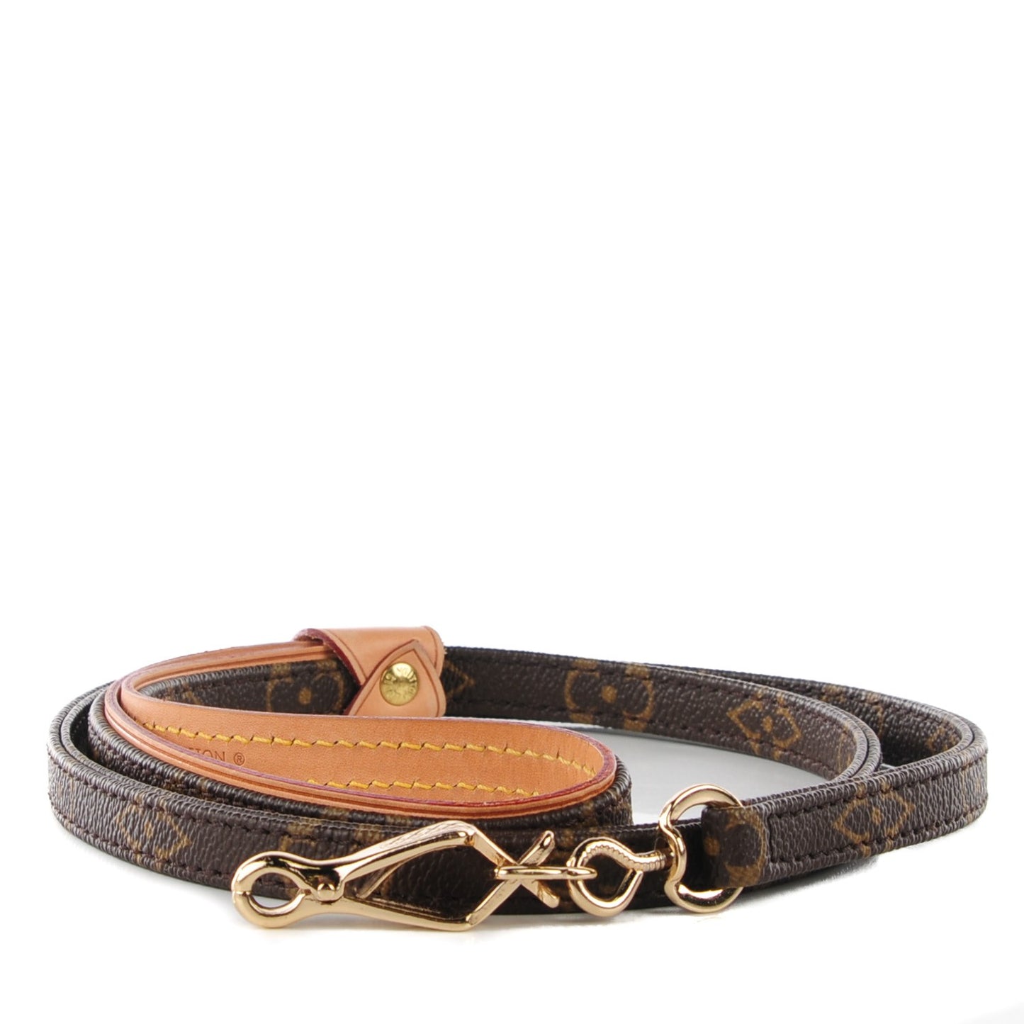 Monogram Baxter Dog Leash MM