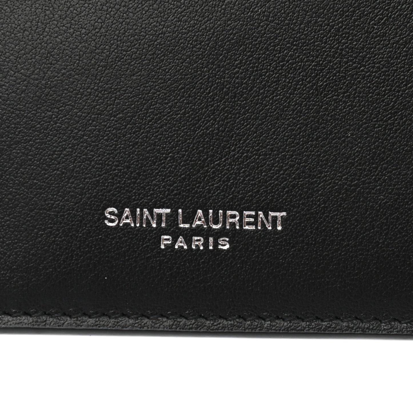 Smooth Calfskin Card Case Black