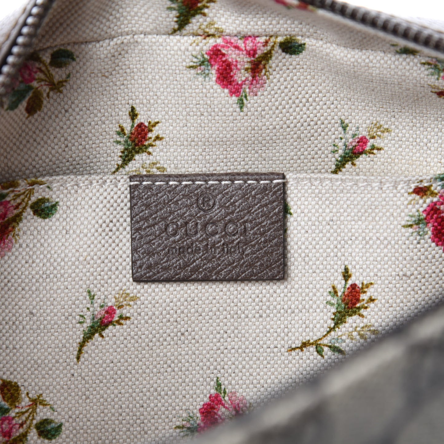 GG Supreme Monogram Web Neo Vintage Shoulder Bag Beige New Acero Crop