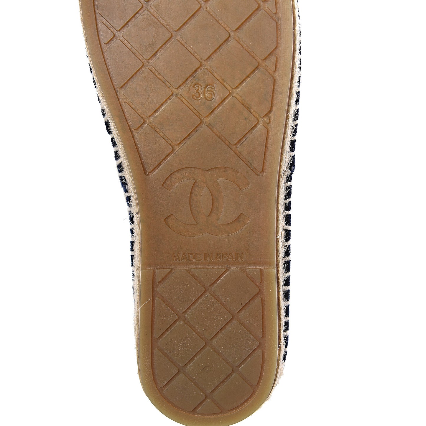 Velvet Logo Espadrilles 36 Navy Black