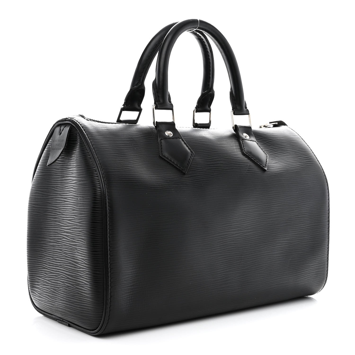 Louis Vuitton Epi Speedy 25 Black 2 of 12