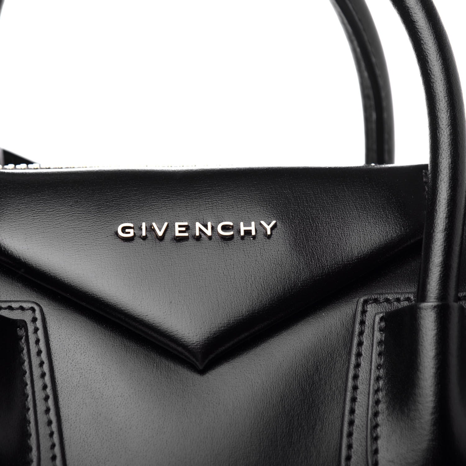 Givenchy Shiny Lord Calfskin Medium Antigona Black 10 of 11