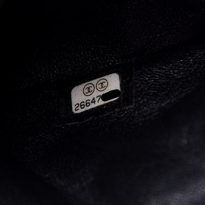 Chanel Aged Calfskin Quilted 2.55 Reissue Chain Waist Bag Black 7 of 9