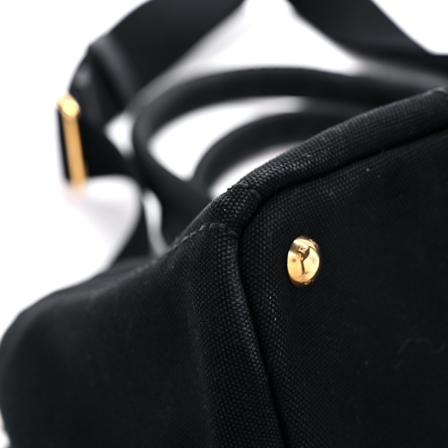 Prada Canapa Small Logo Tote Black 8 of 11