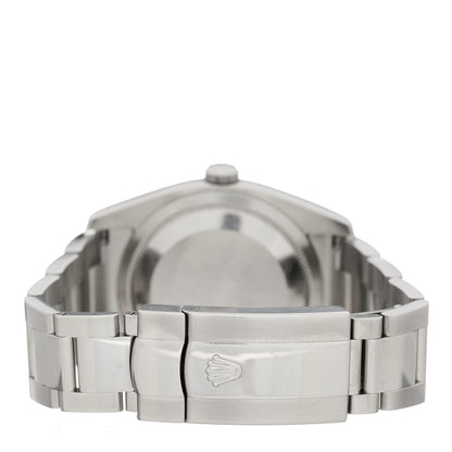Rolex Stainless Steel 18K White Gold 36mm Oyster Perpetual Datejust Watch Silver Roman 116234 3 of 4