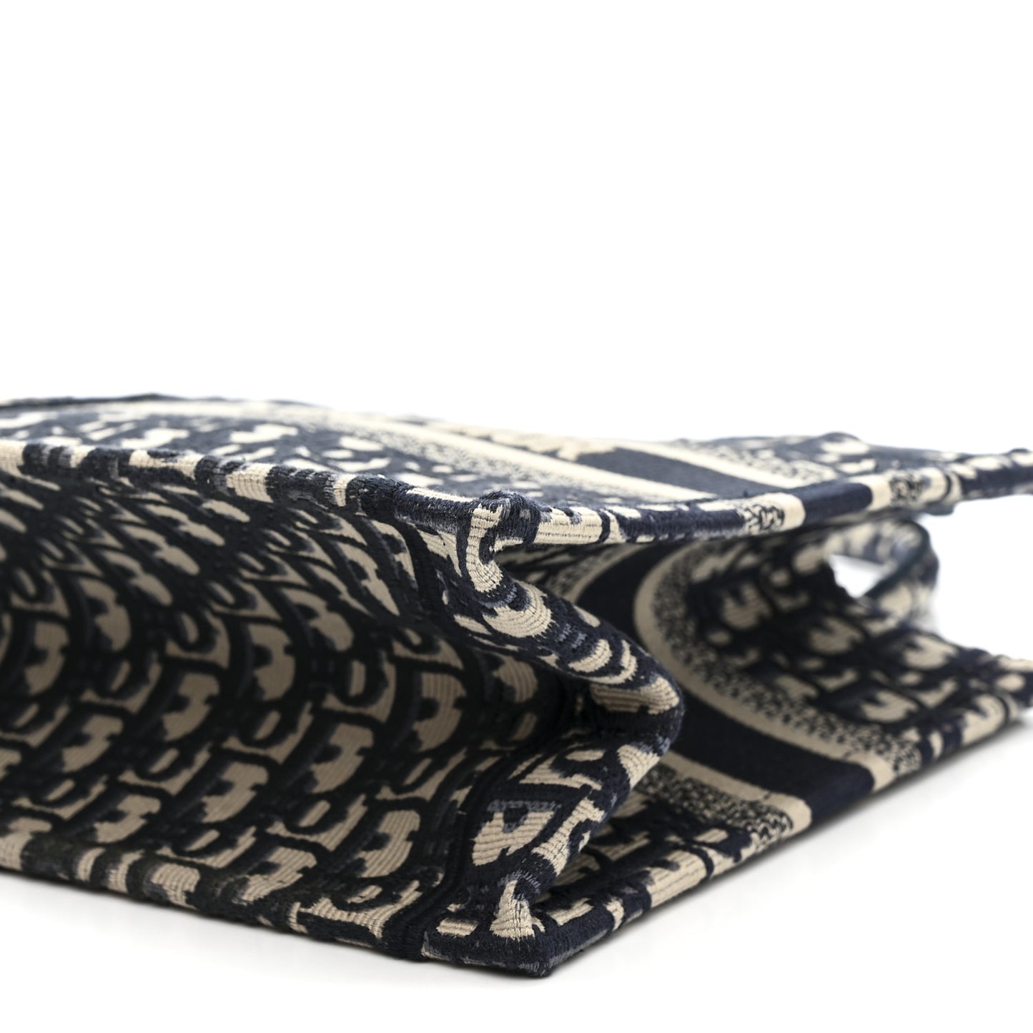 Oblique Small Book Tote Blue Multicolor