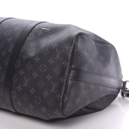 Louis Vuitton Monogram Eclipse Keepall Bandouliere 45 6 of 12
