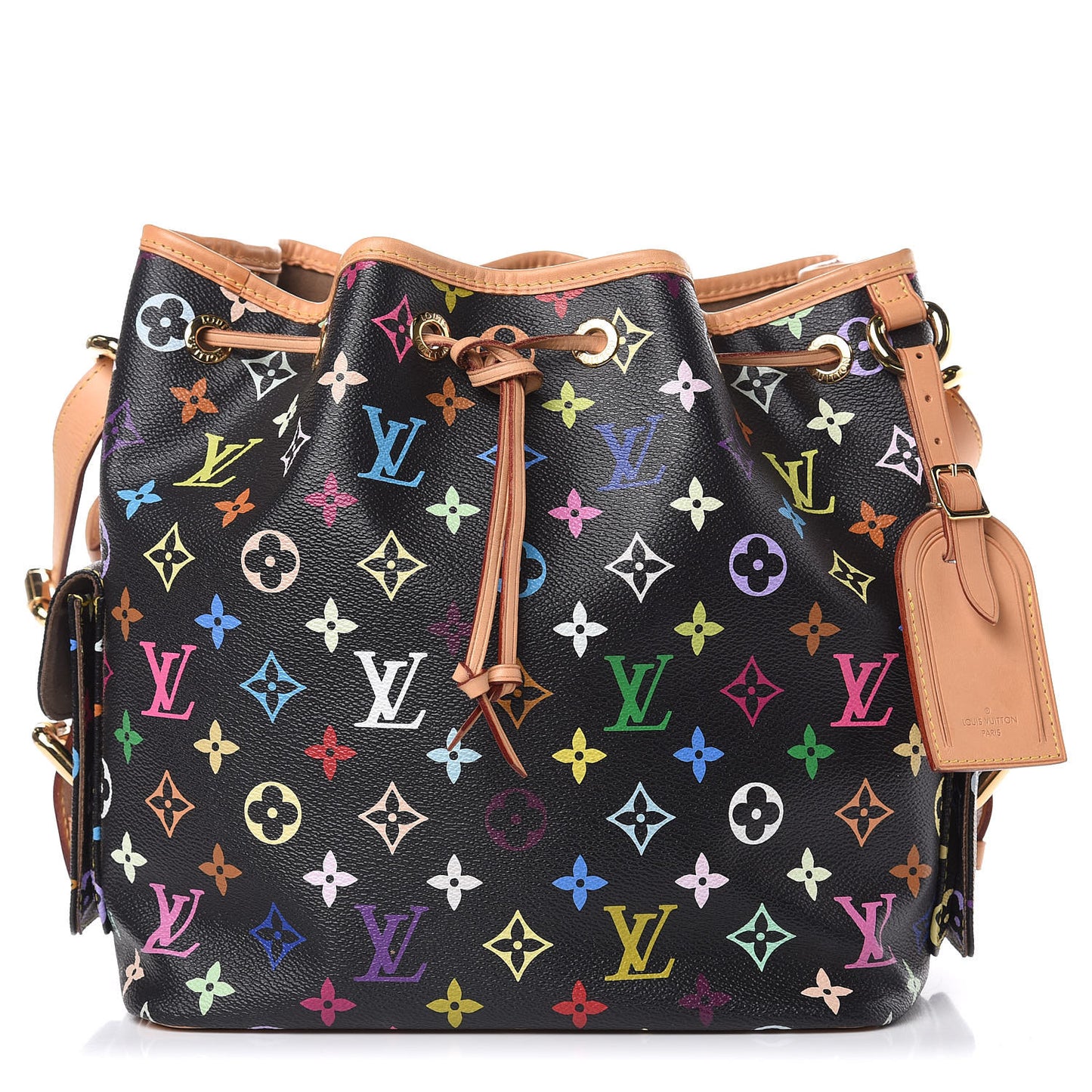 Monogram Multicolor Petit Noe Black