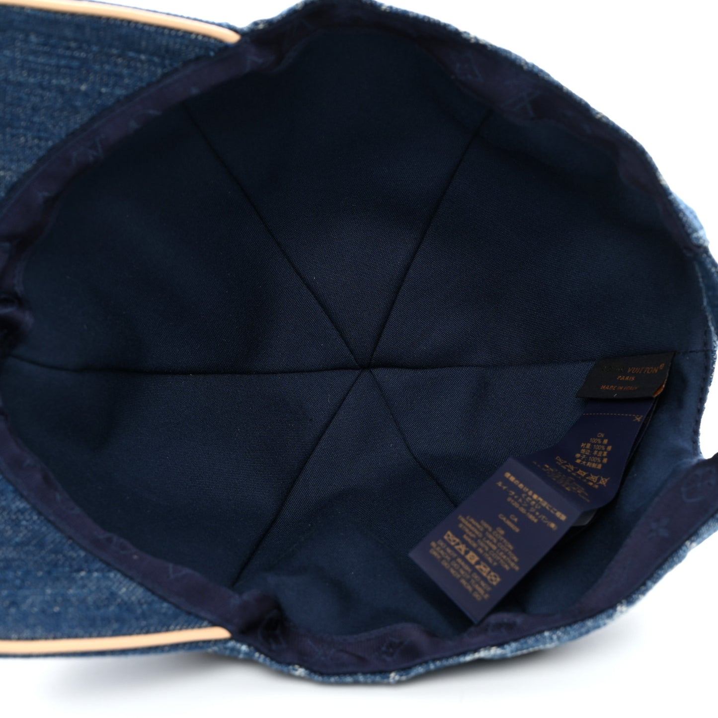 Monogram Denim LV Remix Cap Blue