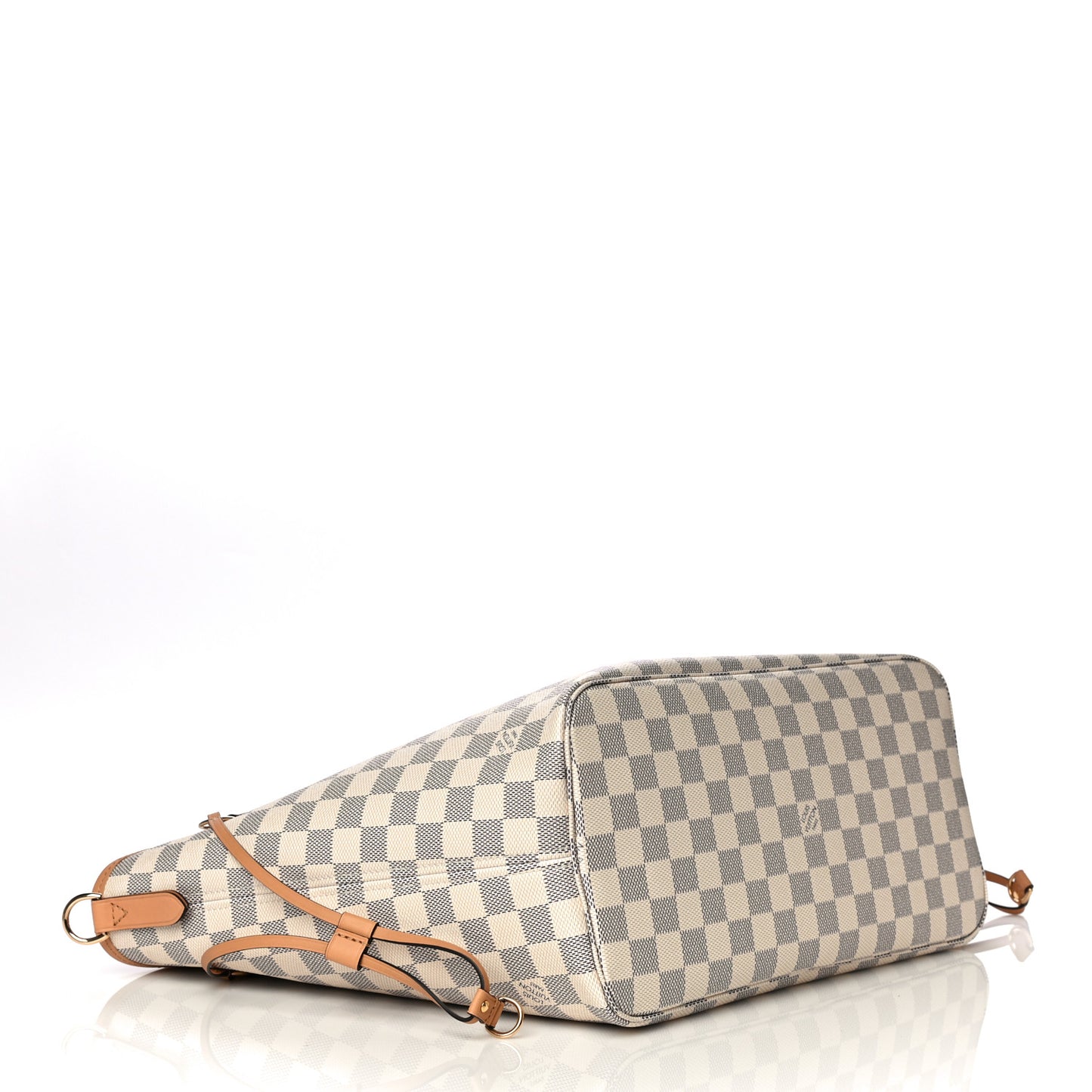 Damier Azur Braided Neverfull MM Pink