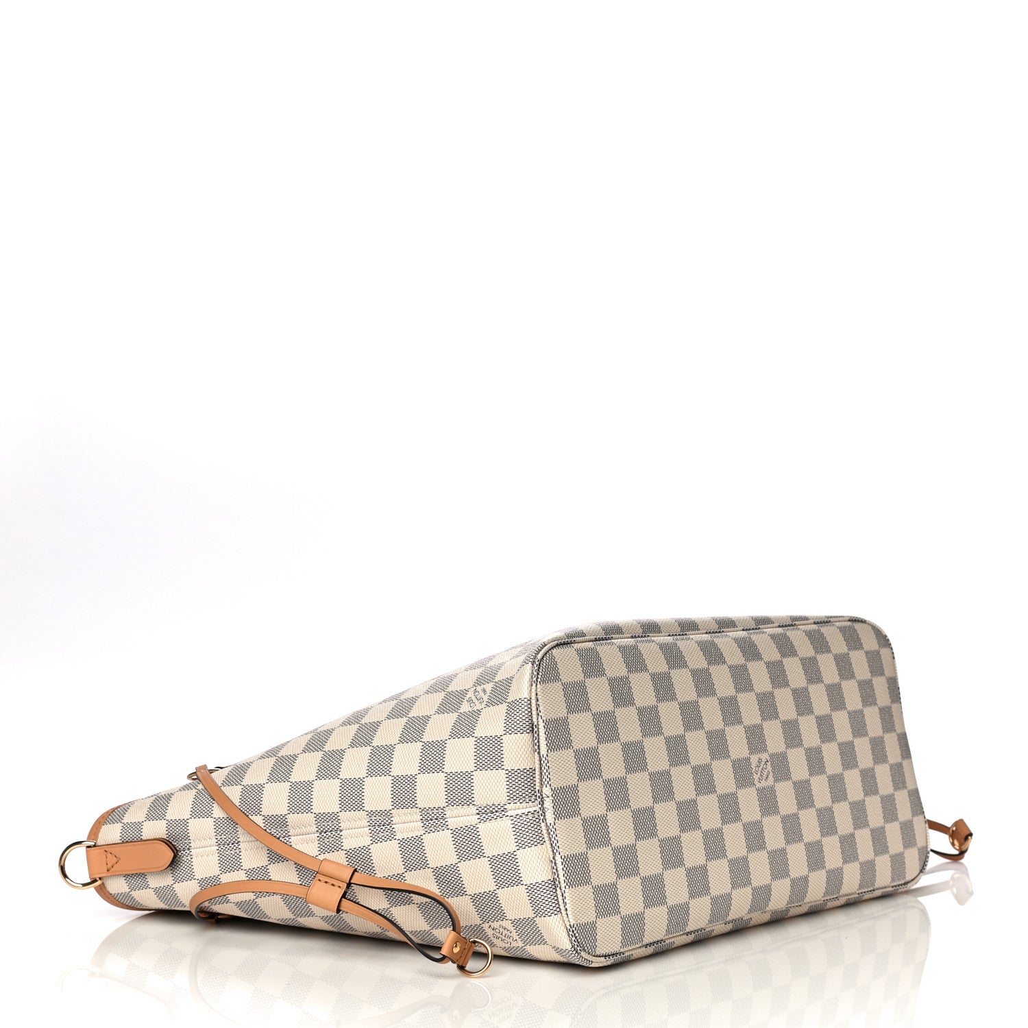 Louis Vuitton Damier Azur Braided Neverfull MM Pink 5 of 16