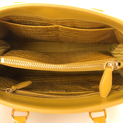 Prada Saffiano Lux Parabole Tote Mimosa 11 of 17