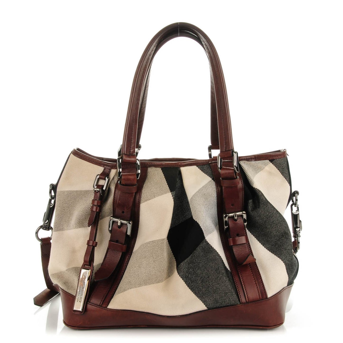 Canvas Mega Check Lowry Brown