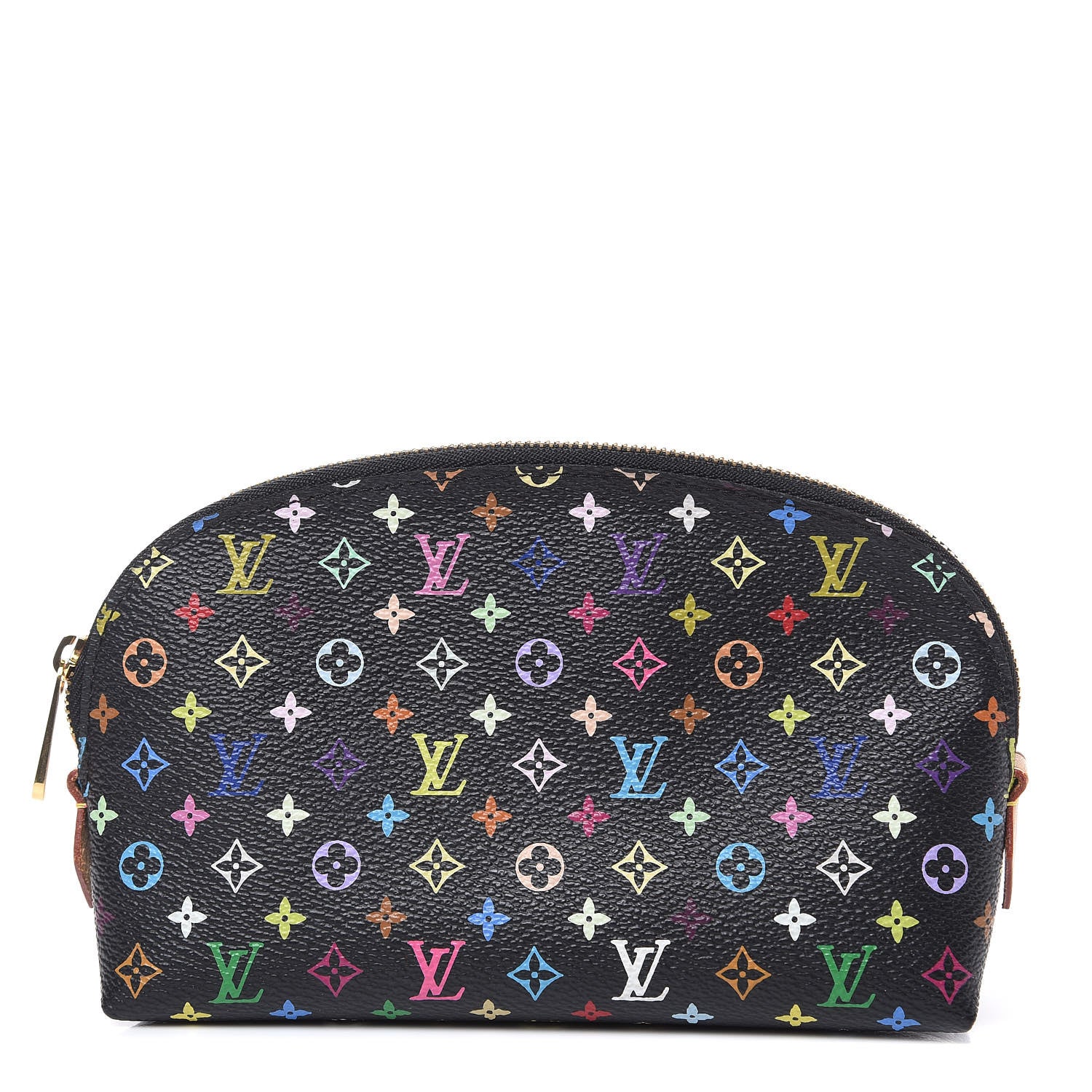 Louis Vuitton Monogram Multicolor Cosmetic Pouch Black Grenade 1 of 10
