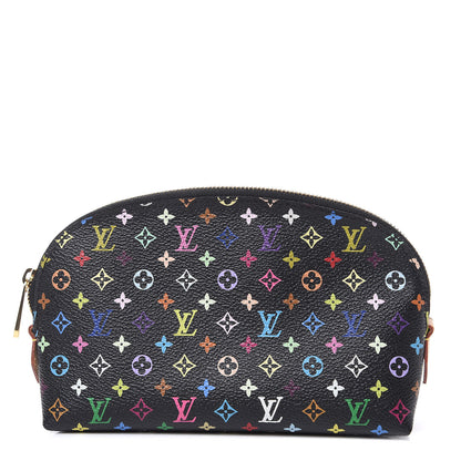 Louis Vuitton Monogram Multicolor Cosmetic Pouch Black Grenade 1 of 10