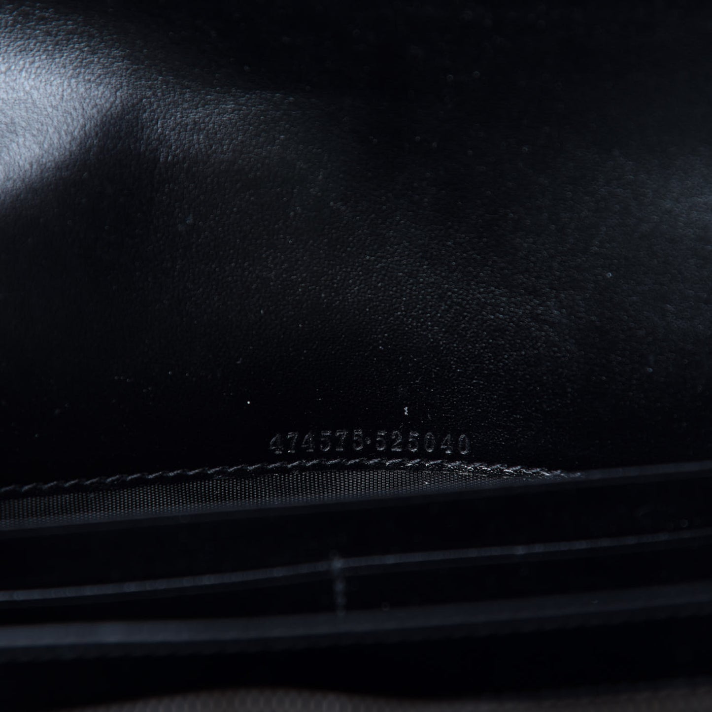 Calfskin Matelasse GG Marmont Chain Wallet Black