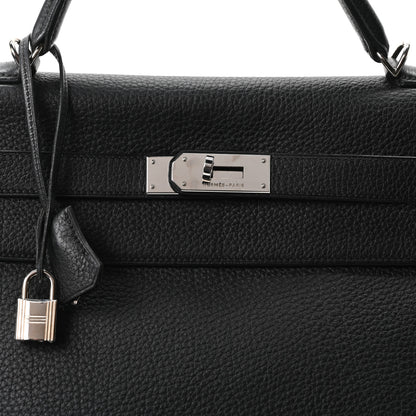 Hermes Togo Kelly Retourne 40 Black 8 of 10