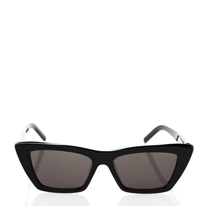 Saint Laurent Acetate Mica Cat Eye Sunglasses SL 276 Black 2 of 8