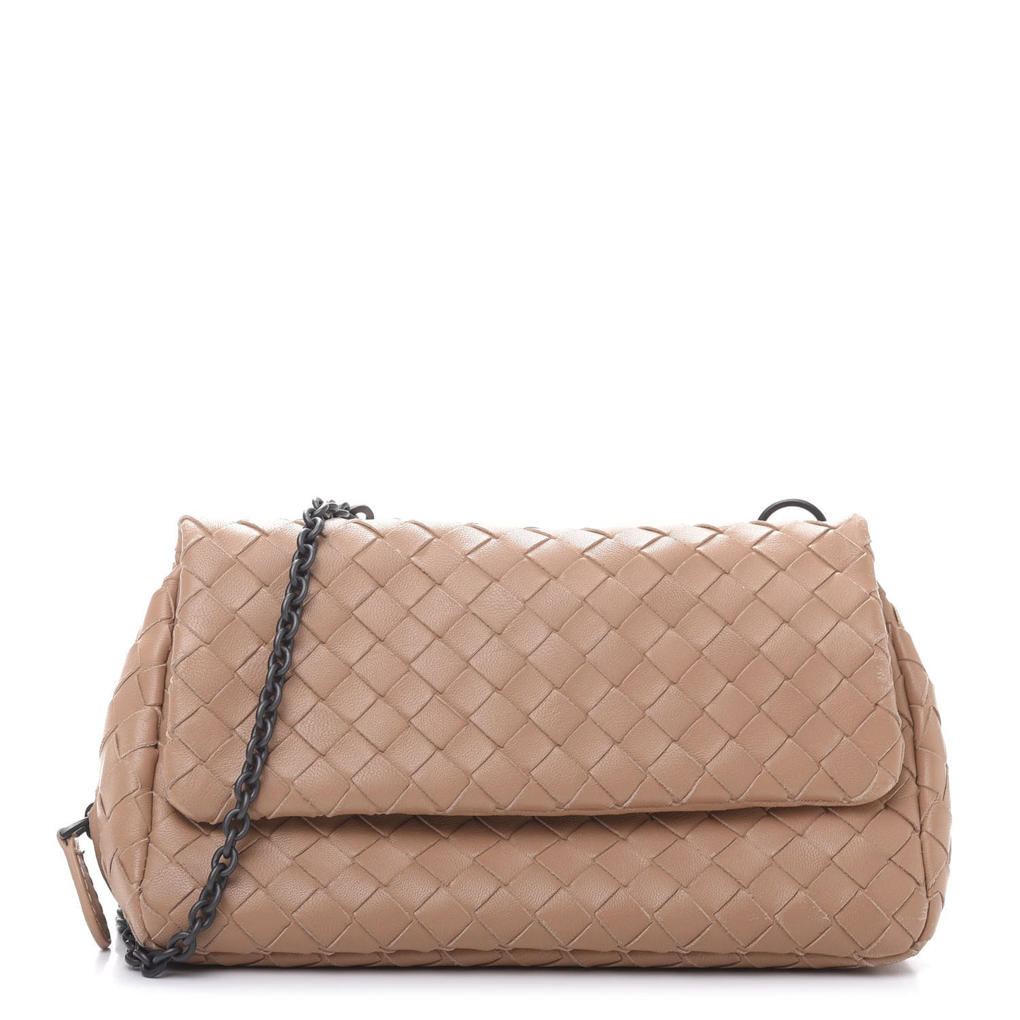 Nappa Intrecciato Mini Messenger Bag Mink