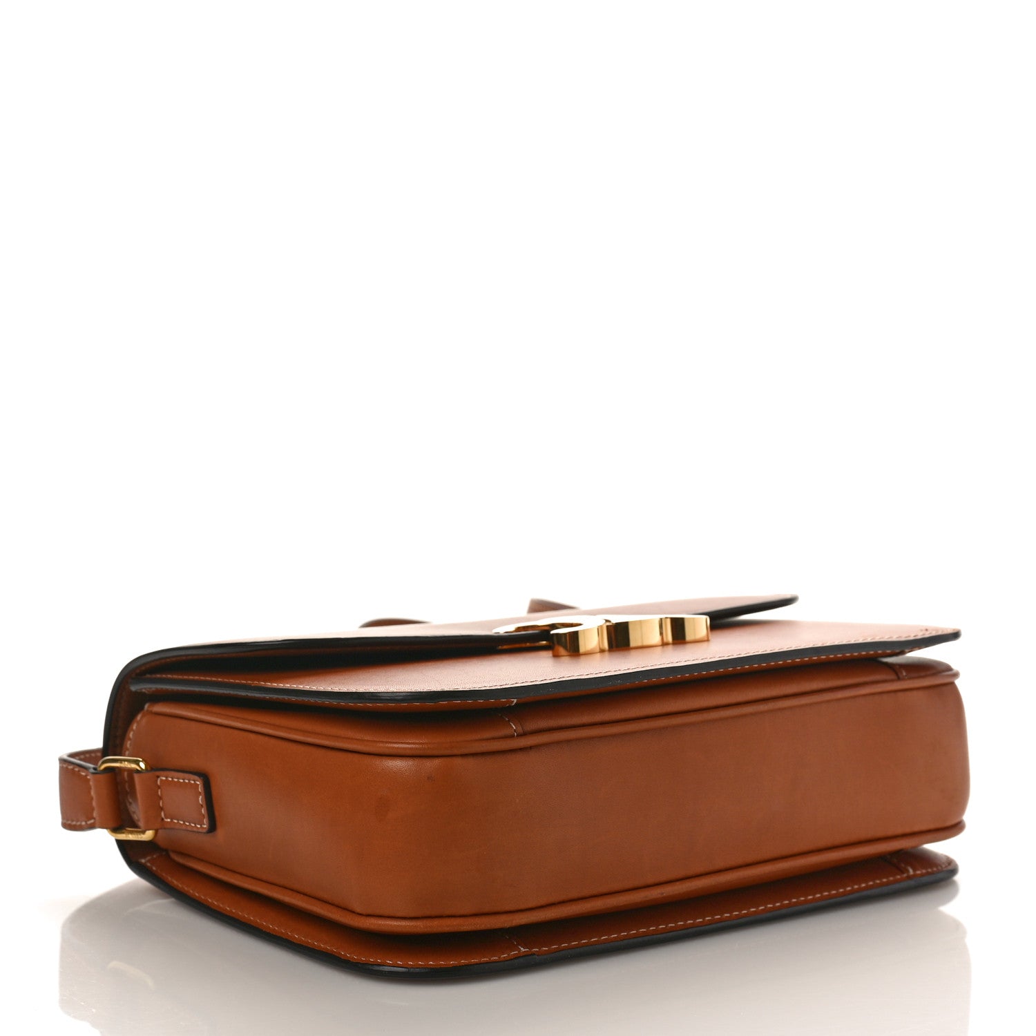 Celine Natural Calfskin Medium Triomphe Tan 4 of 10