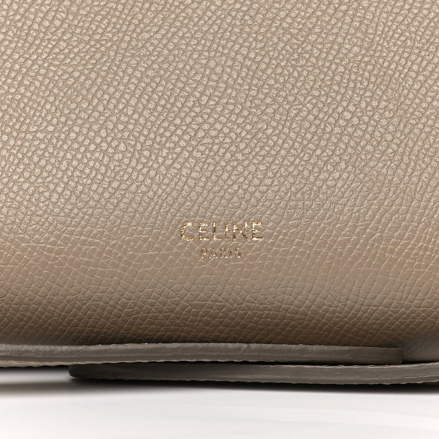 Grained Calfskin Nano Belt Bag Light Taupe