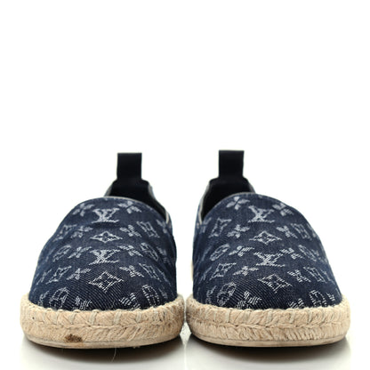 Louis Vuitton Monogram Denim Waterfall Espadrille 40 Marine 2 of 13