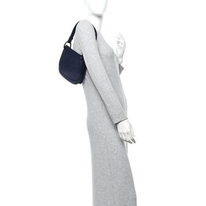Prada Tessuto Nylon Shoulder Bag Bleu 2 of 9